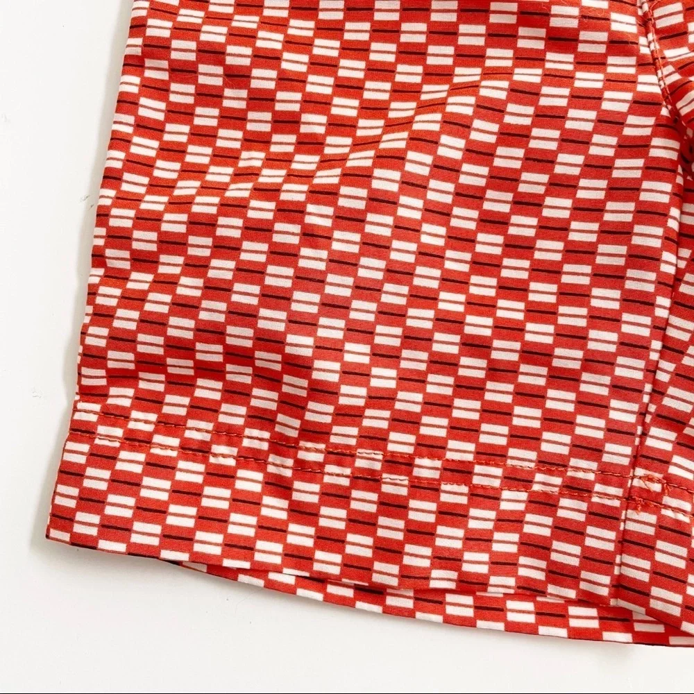 Tea Collection Patterned Mesh Lined Swim Trunks